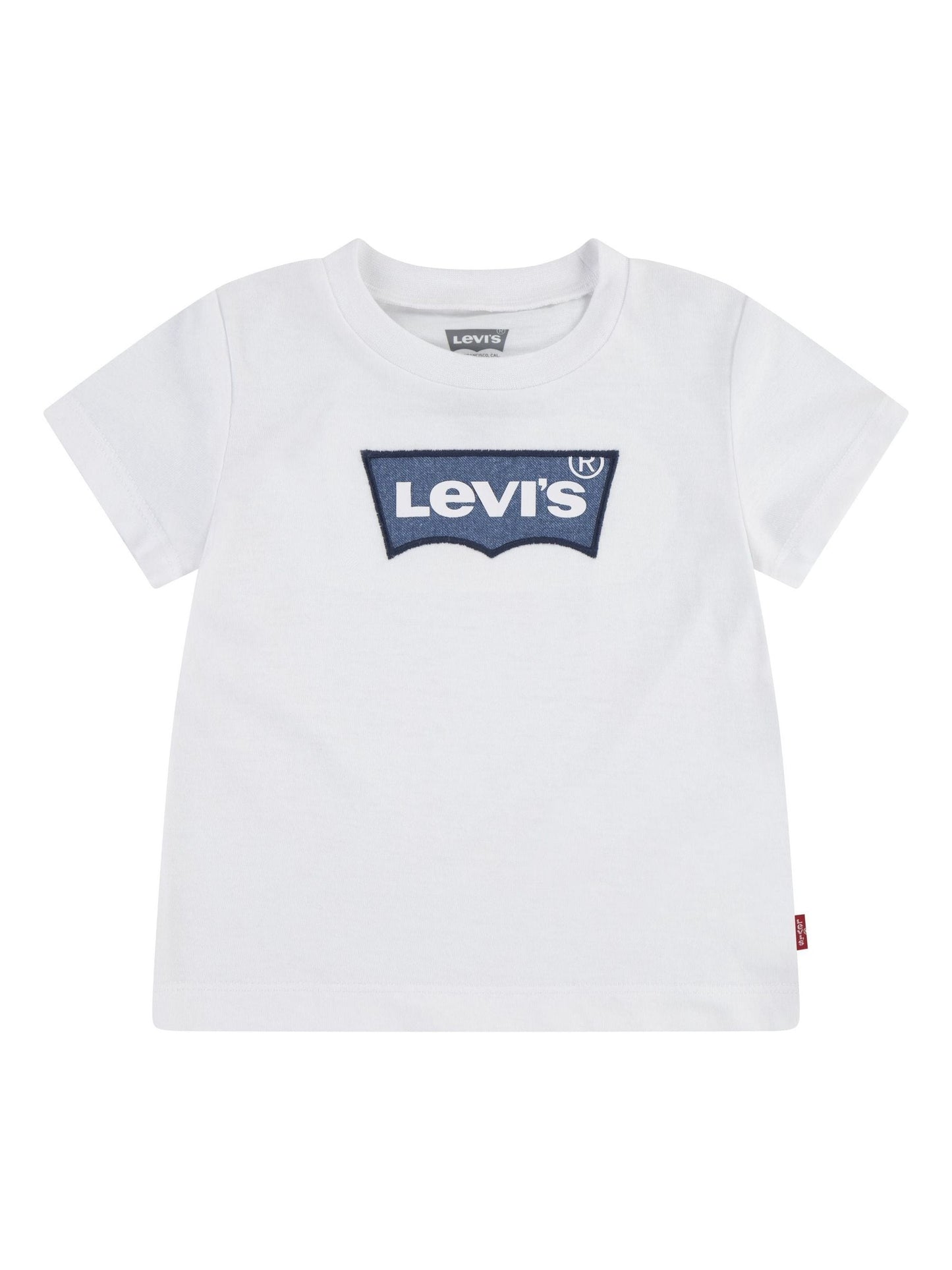 Levi's® White My First Batwing Short Sleeve T-Shirt image 1