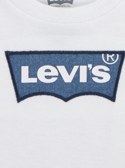 Levi's® White My First Batwing Short Sleeve T-Shirt image 3