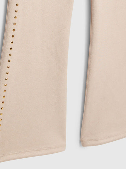 Dsiney Kidz - River Island White Los Angeles T-Shirt & Suedette Kickflare Set image 5