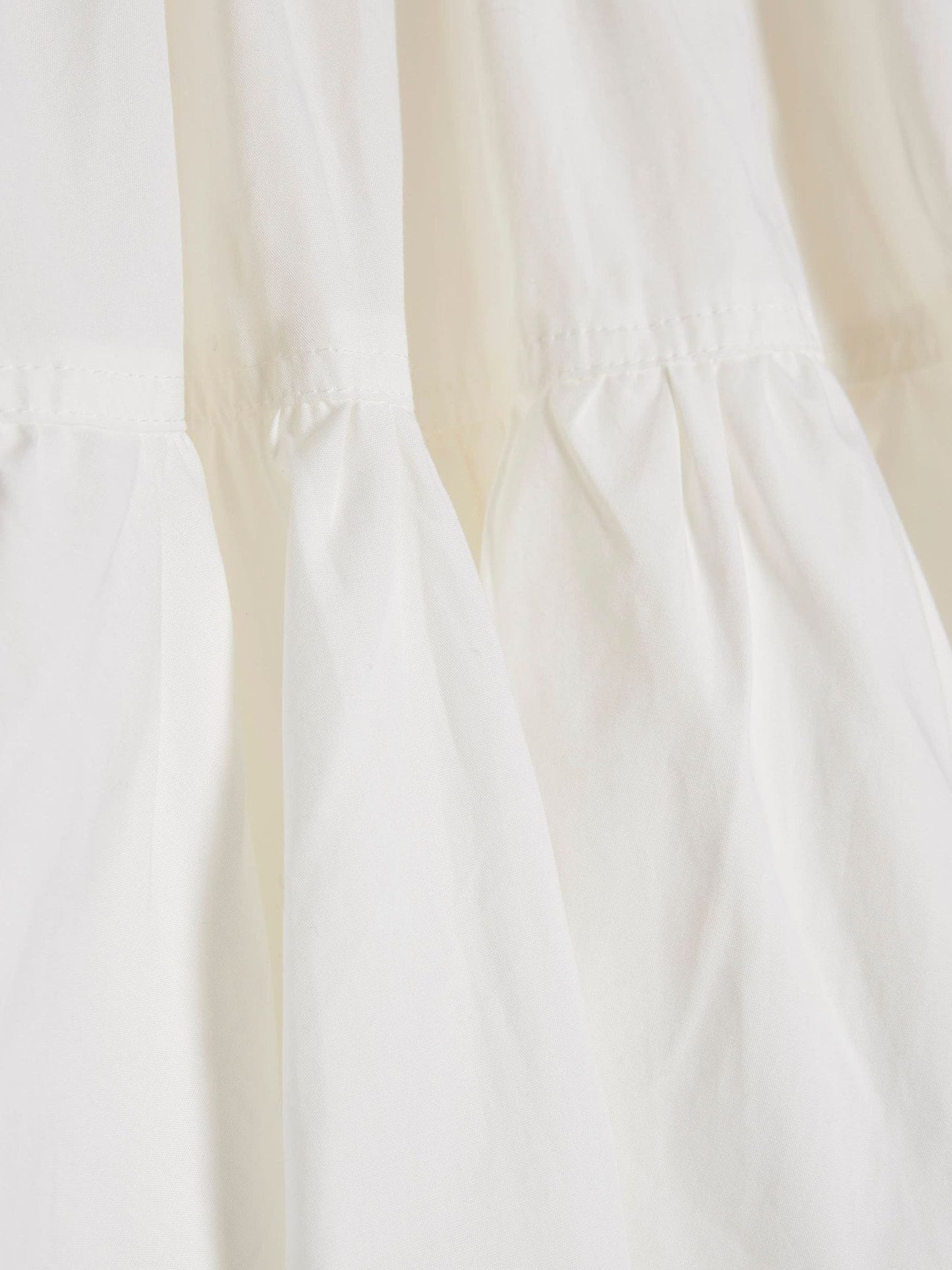 River Island White Frill Collar Floral Waistcoat Dress image 3