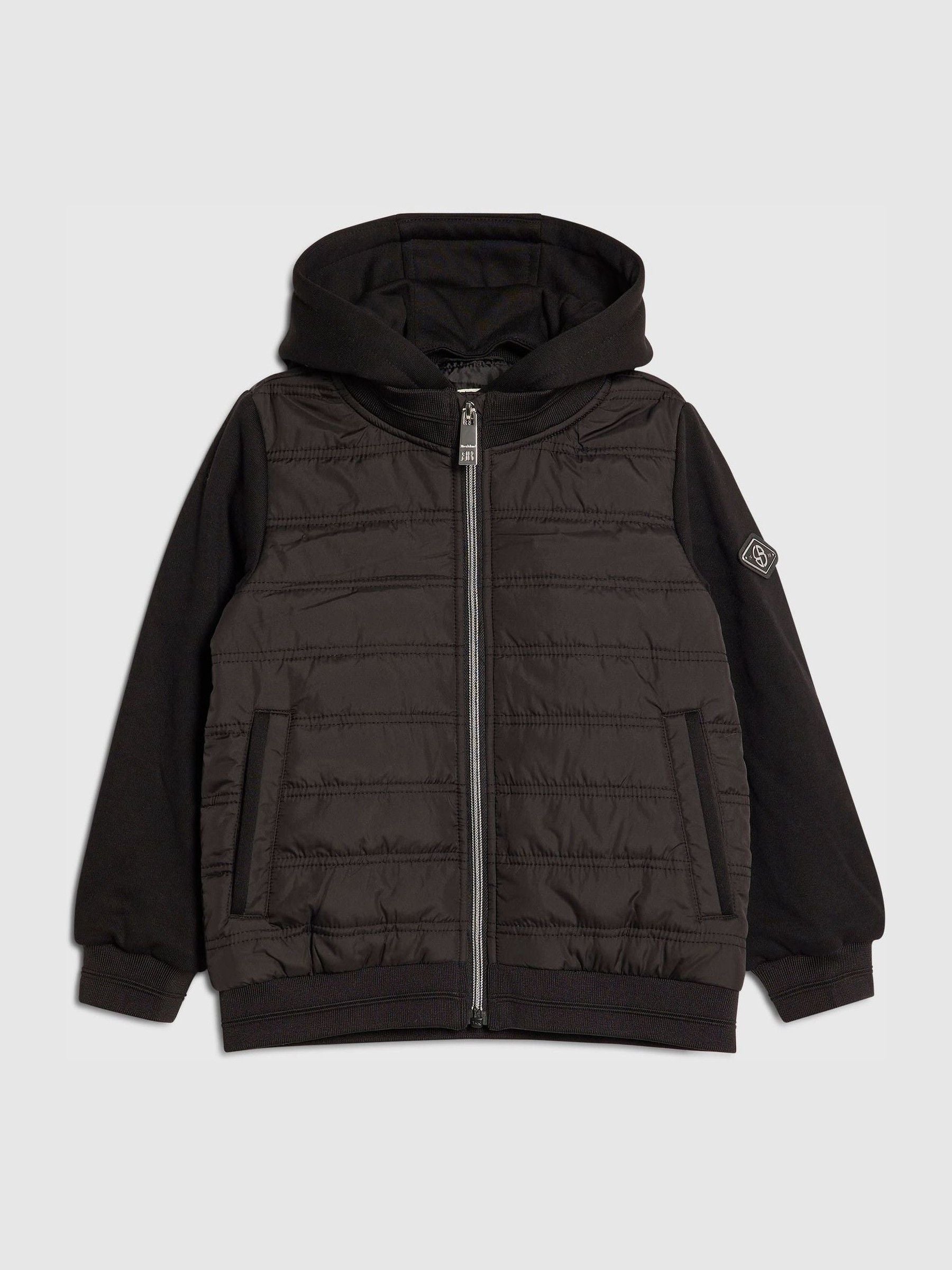 Dsiney Kidz - River Island Black Hooded Hybrid Jacket image 1