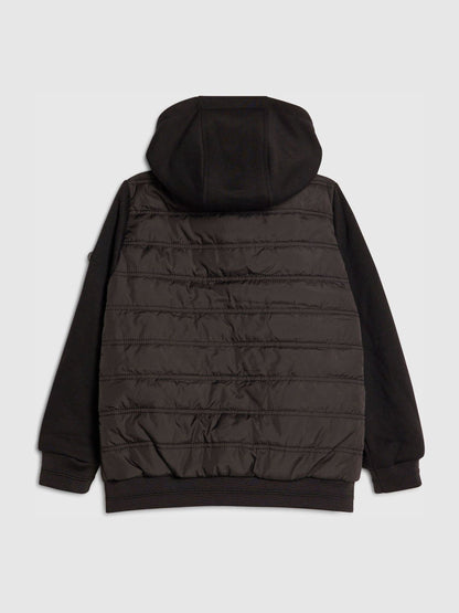 Dsiney Kidz - River Island Black Hooded Hybrid Jacket image 2