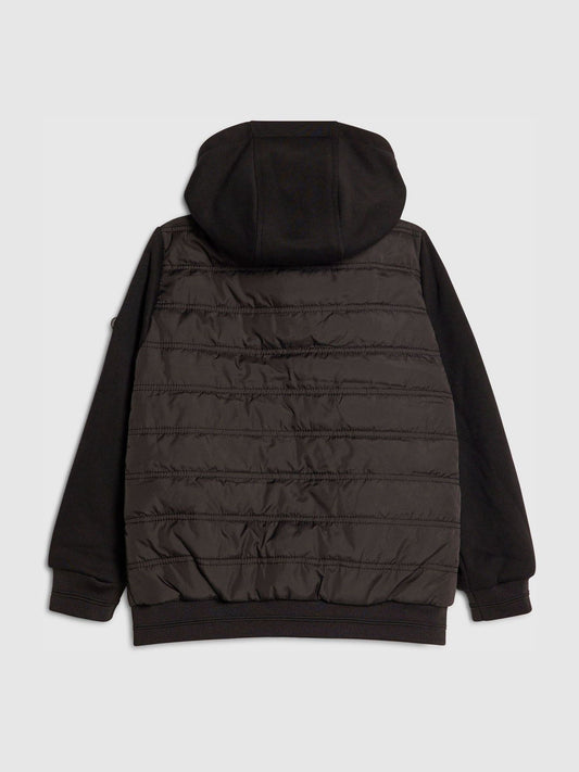 Dsiney Kidz - River Island Black Hooded Hybrid Jacket image 2