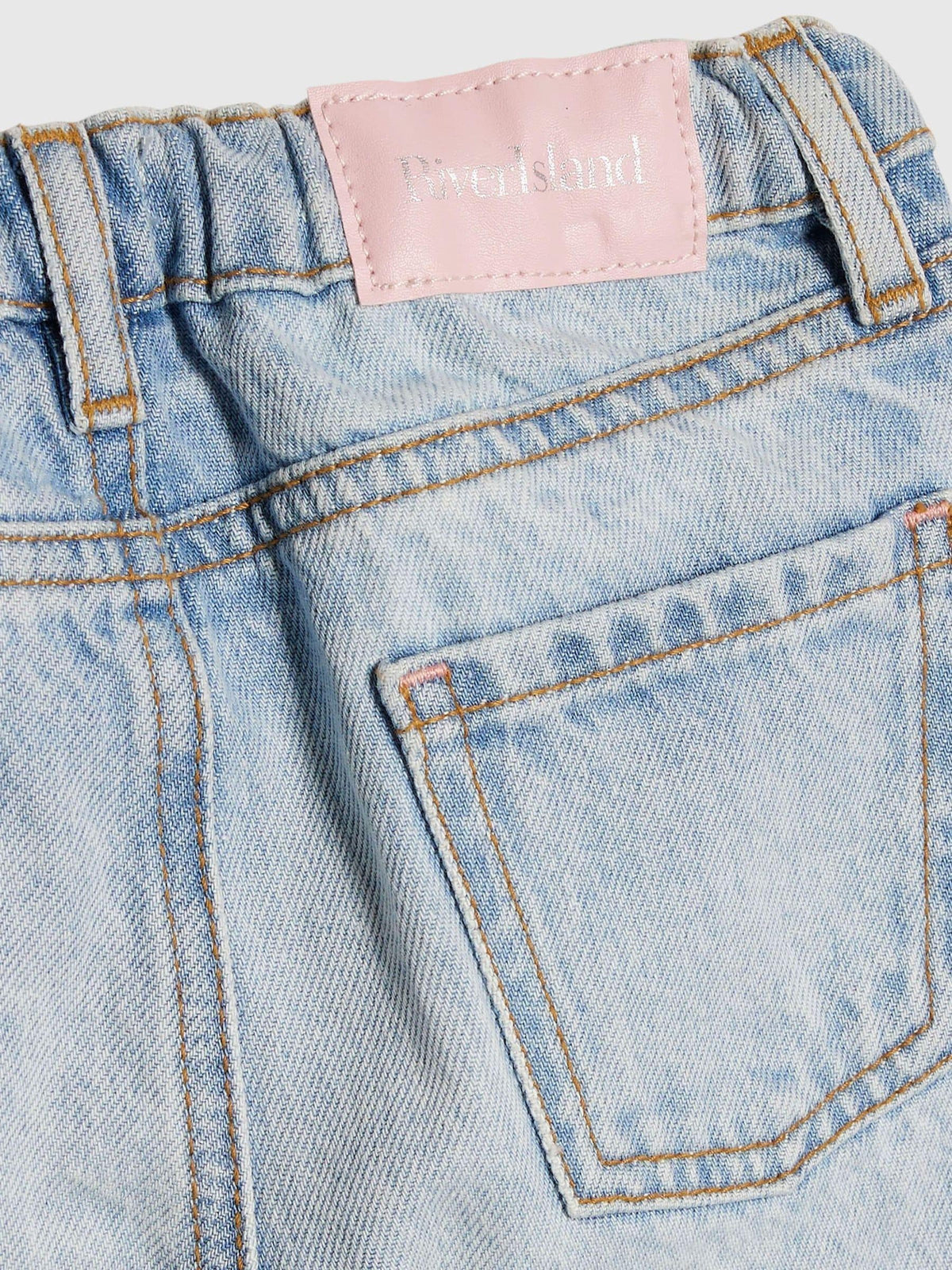 Dsiney Kidz - River Island Blue Barrel Leg Jeans image 4