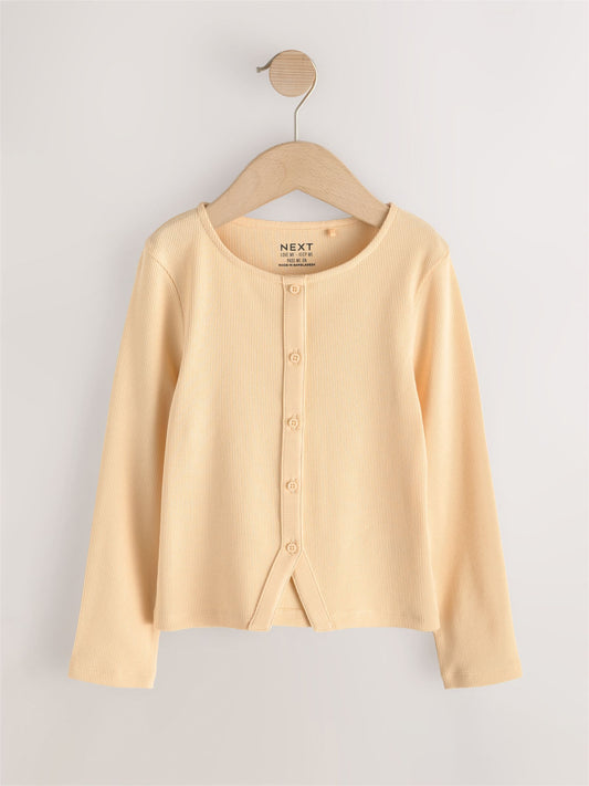 Dsiney Kidz - Yellow Long Sleeve Ribbed Cardigan (3-16yrs) image 1