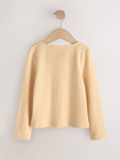 Dsiney Kidz - Yellow Long Sleeve Ribbed Cardigan (3-16yrs) image 2