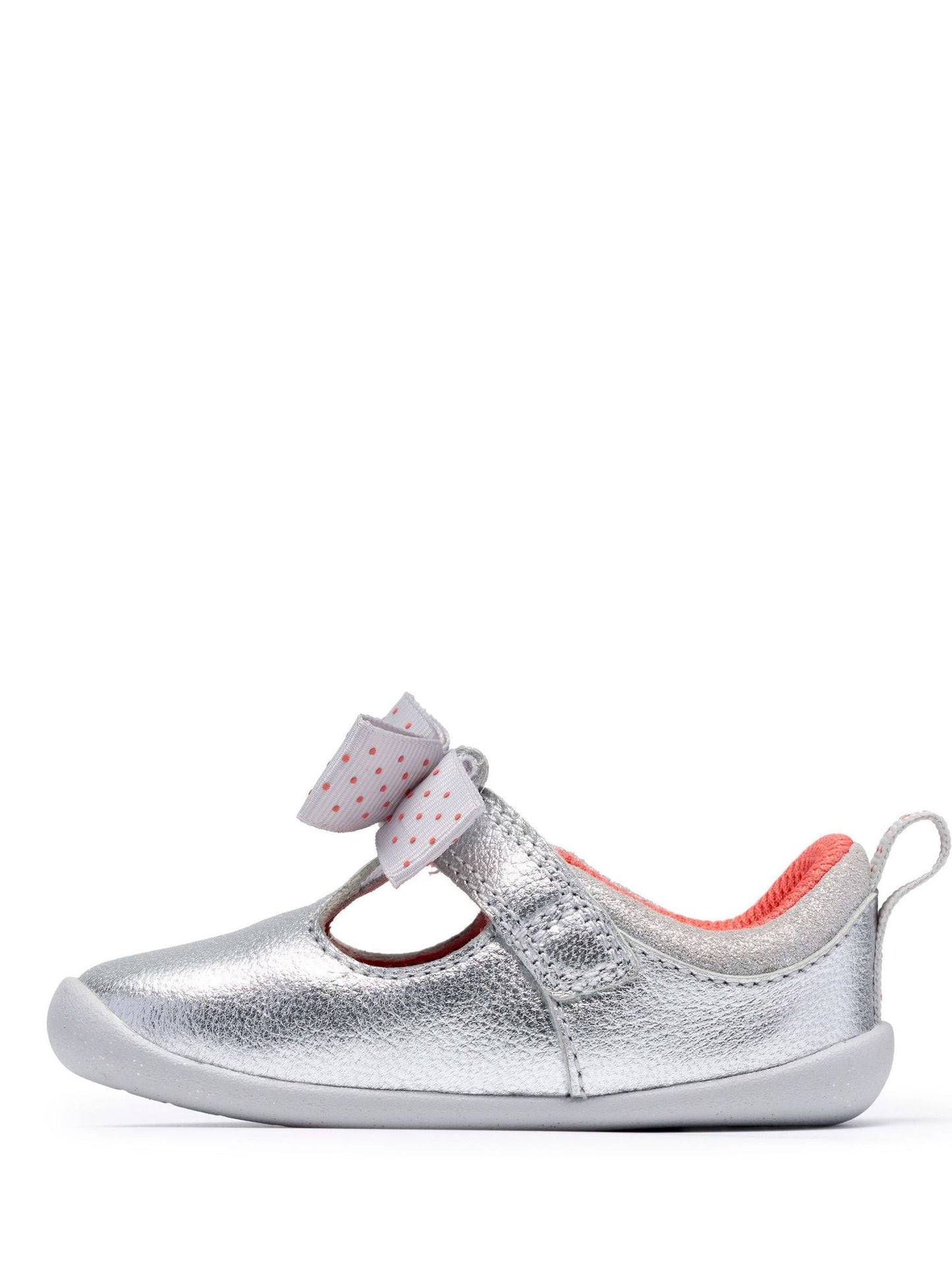 Dsiney Kidz - Clarks Silver Roamer Trim Silver First Steps Shoes image 2