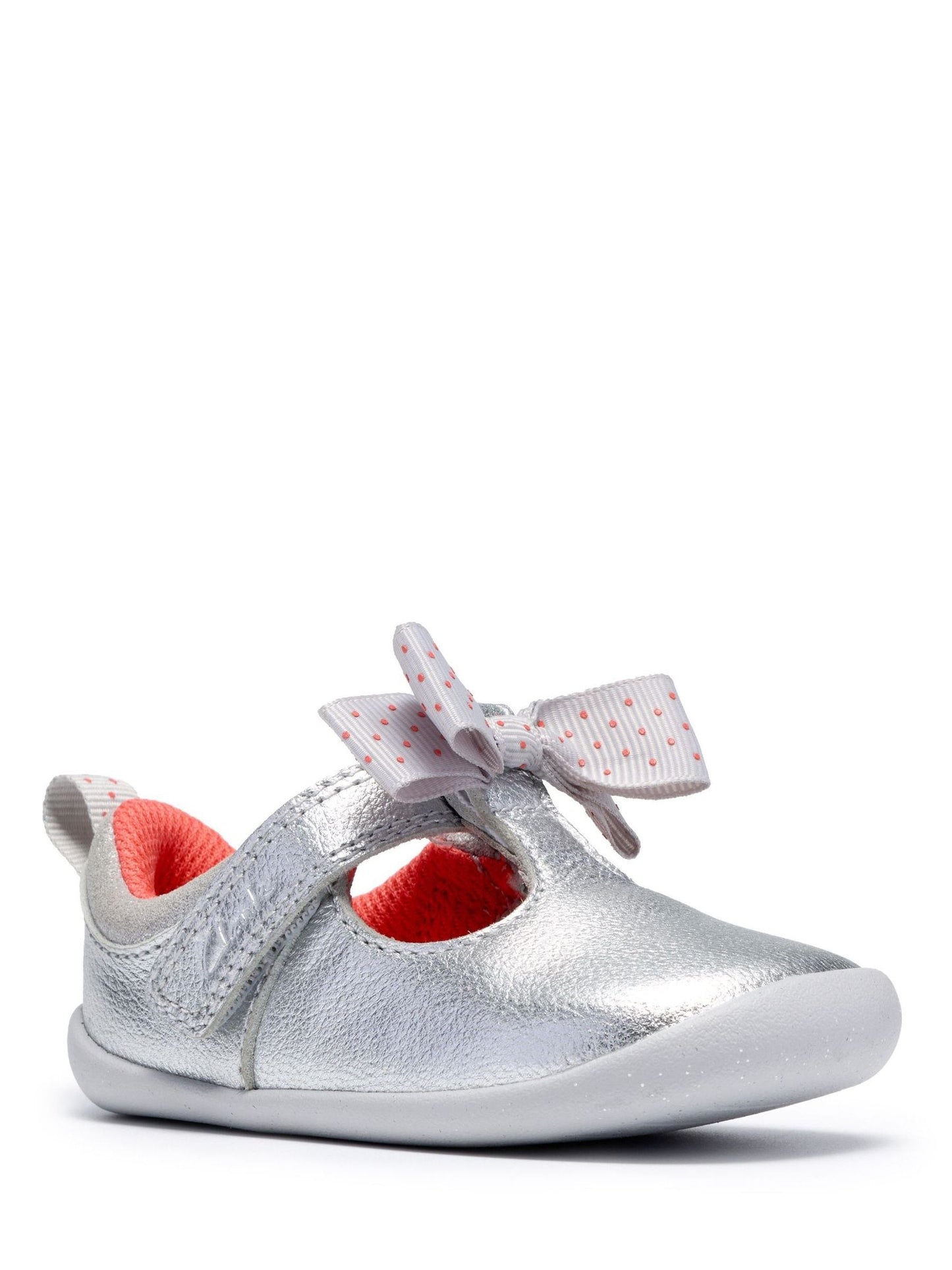 Dsiney Kidz - Clarks Silver Roamer Trim Silver First Steps Shoes image 3