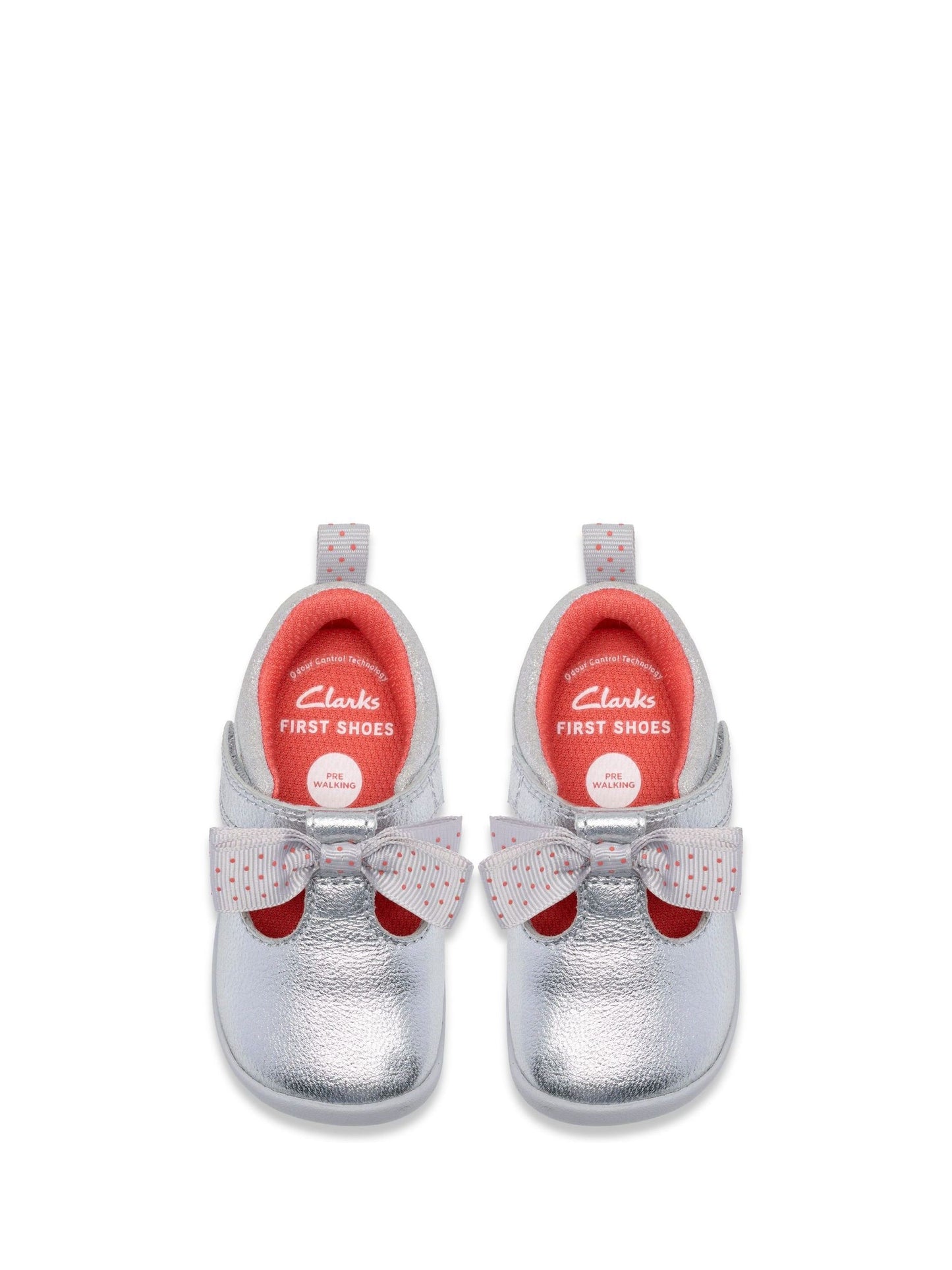 Dsiney Kidz - Clarks Silver Roamer Trim Silver First Steps Shoes image 4