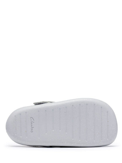 Dsiney Kidz - Clarks Silver Roamer Trim Silver First Steps Shoes image 6