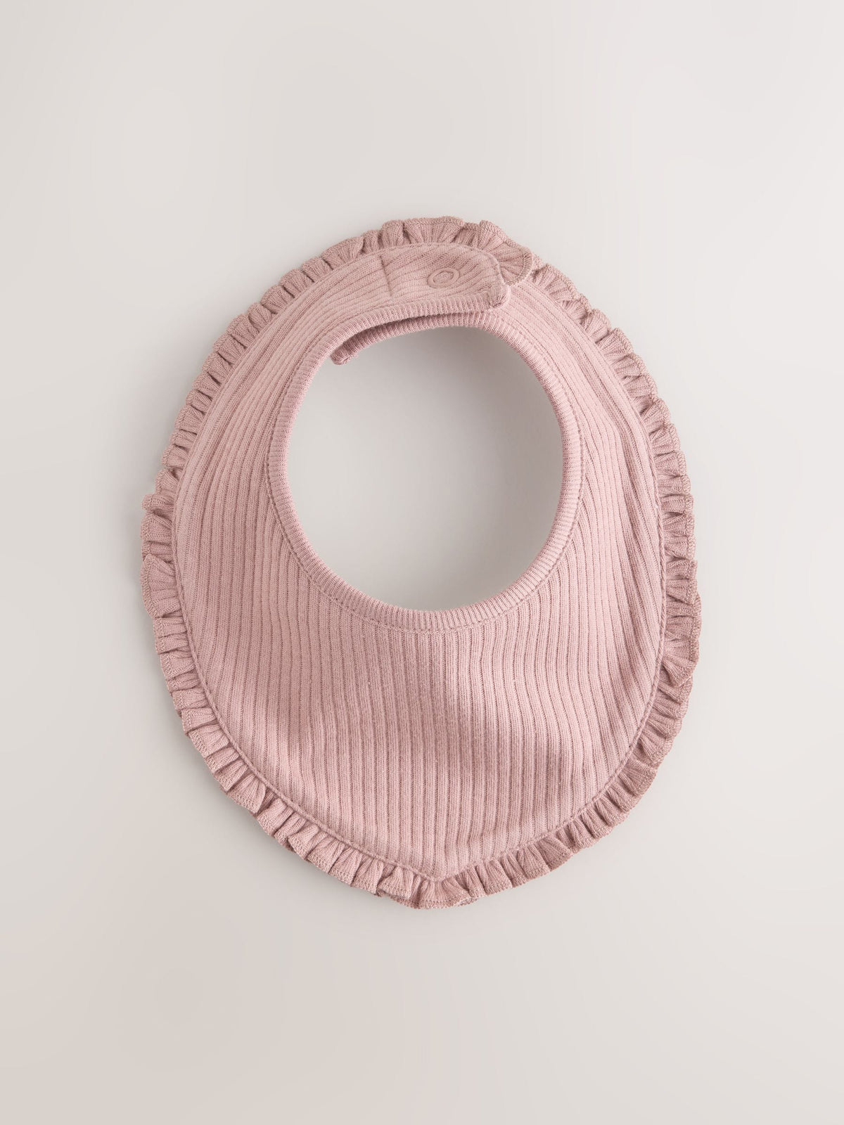 Pink/Blue Frill Dribble Bibs 3 Pack - image 2