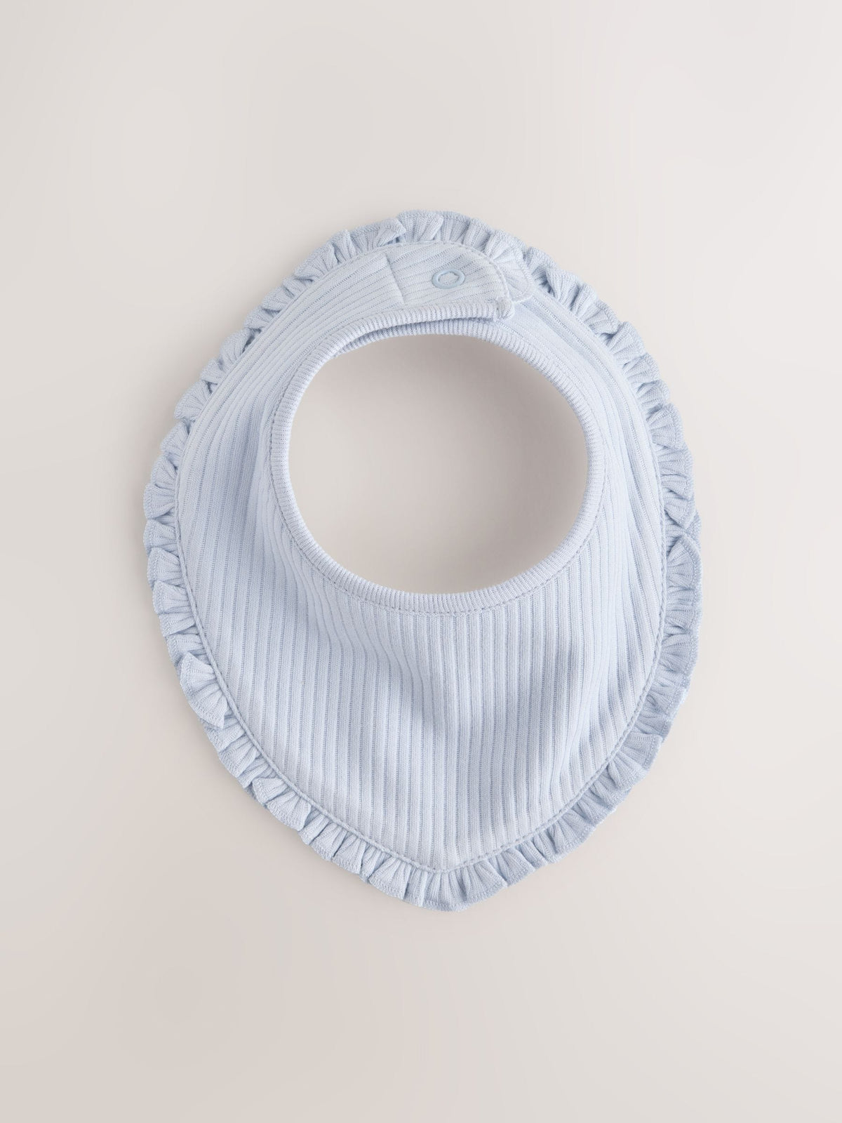 Pink/Blue Frill Dribble Bibs 3 Pack - image 4