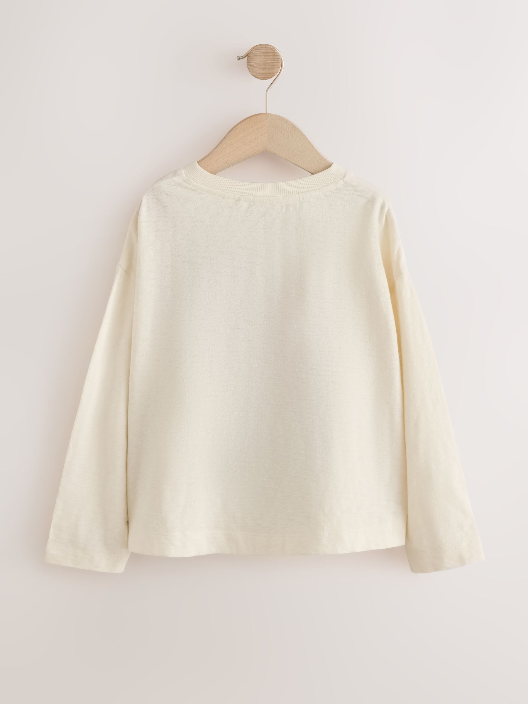 Dsiney Kidz - Ecru Embroidery Long Sleeve Top (3-16yrs) image 5
