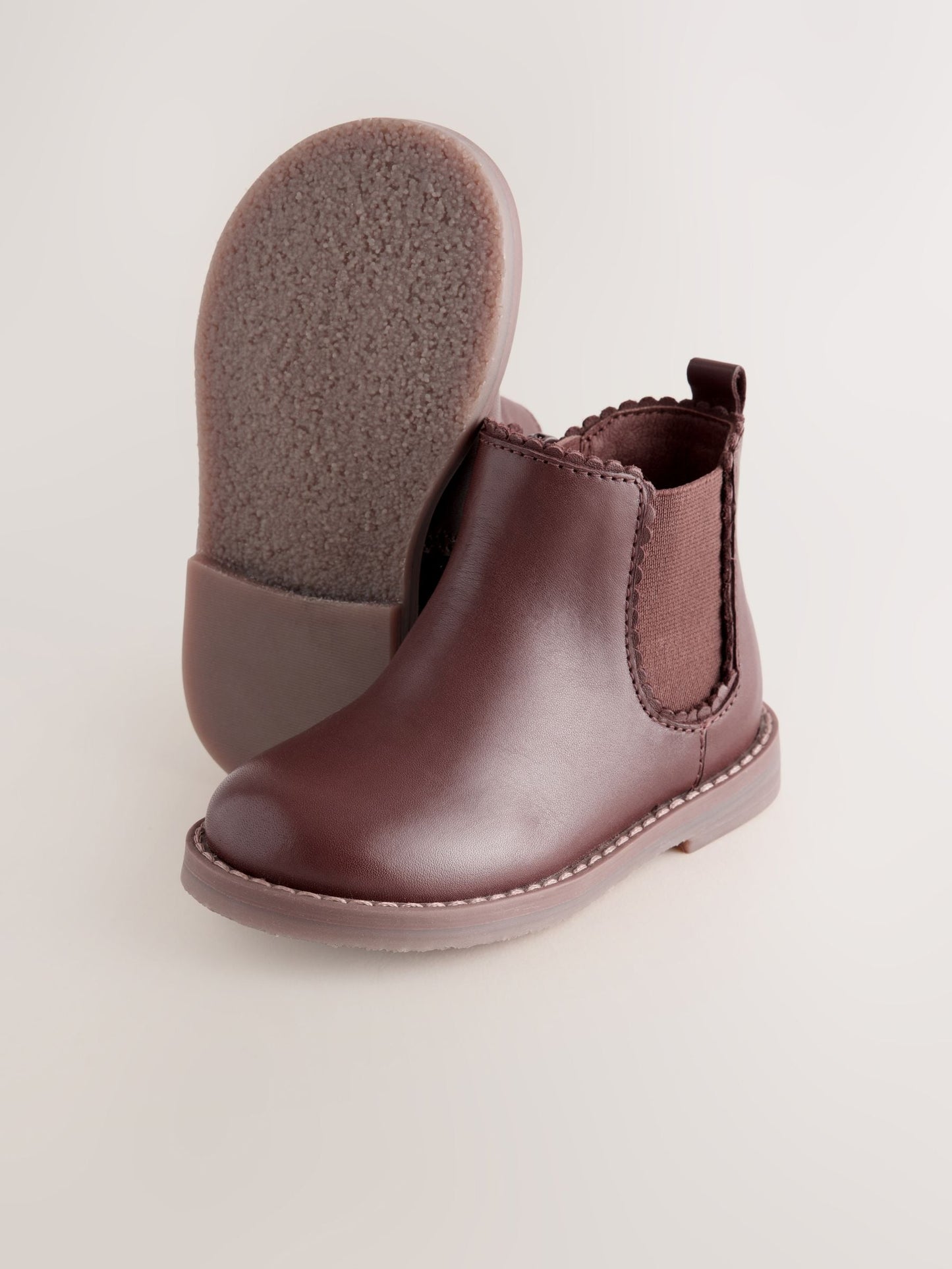 Tan Brown Leather Chelsea Ankle Boots image 3
