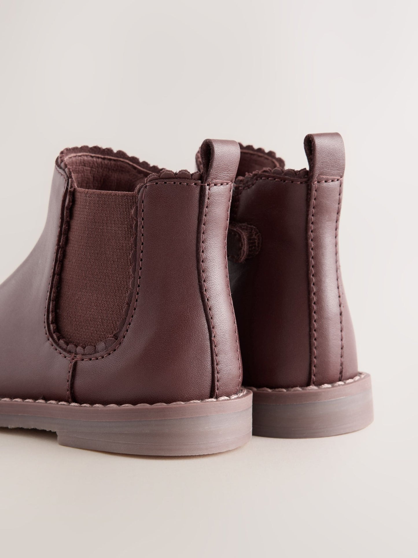 Tan Brown Leather Chelsea Ankle Boots image 4