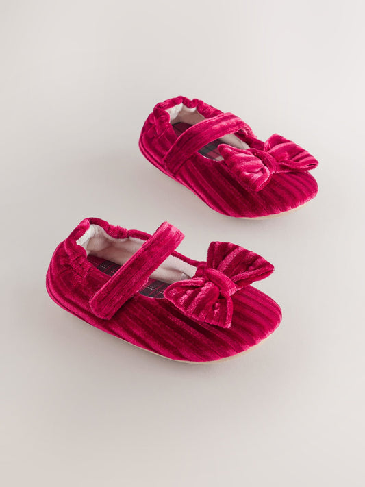 Dsiney Kidz - Red Bow Mary Jane Slippers image 1
