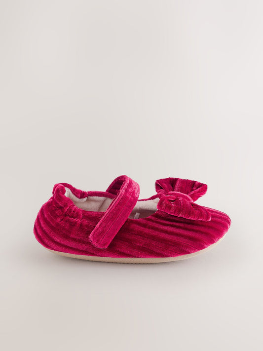Dsiney Kidz - Red Bow Mary Jane Slippers image 2
