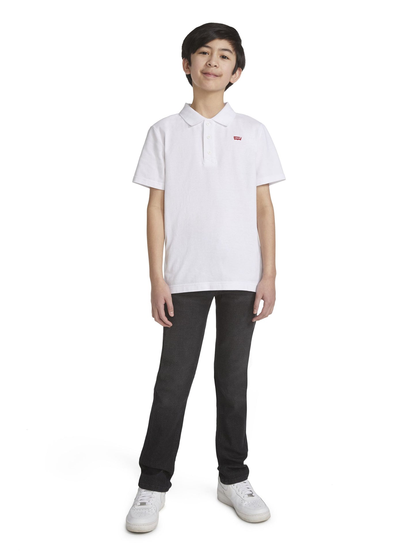 Levi's® White Batwing Polo Short Sleeve T-Shirt image 5