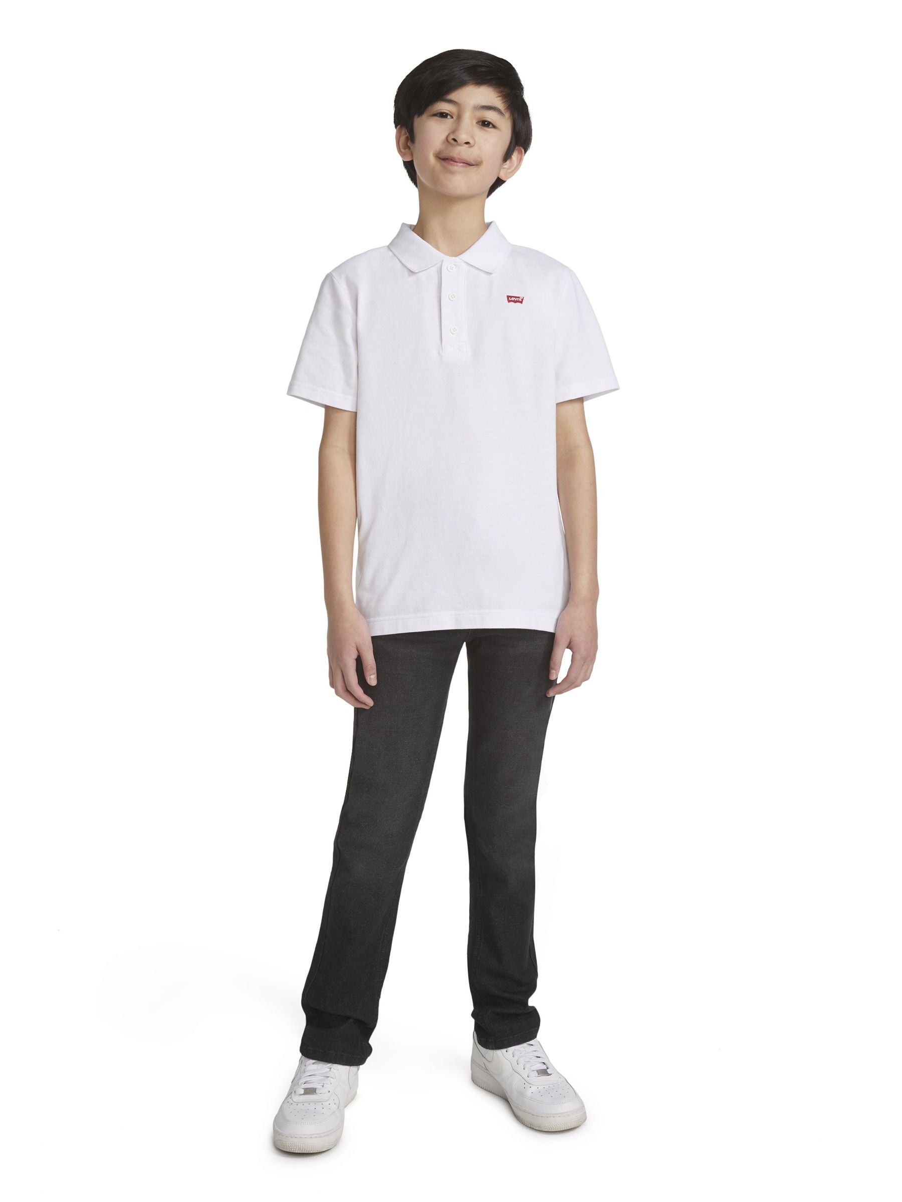 Levi's® White Batwing Polo Short Sleeve T-Shirt image 5