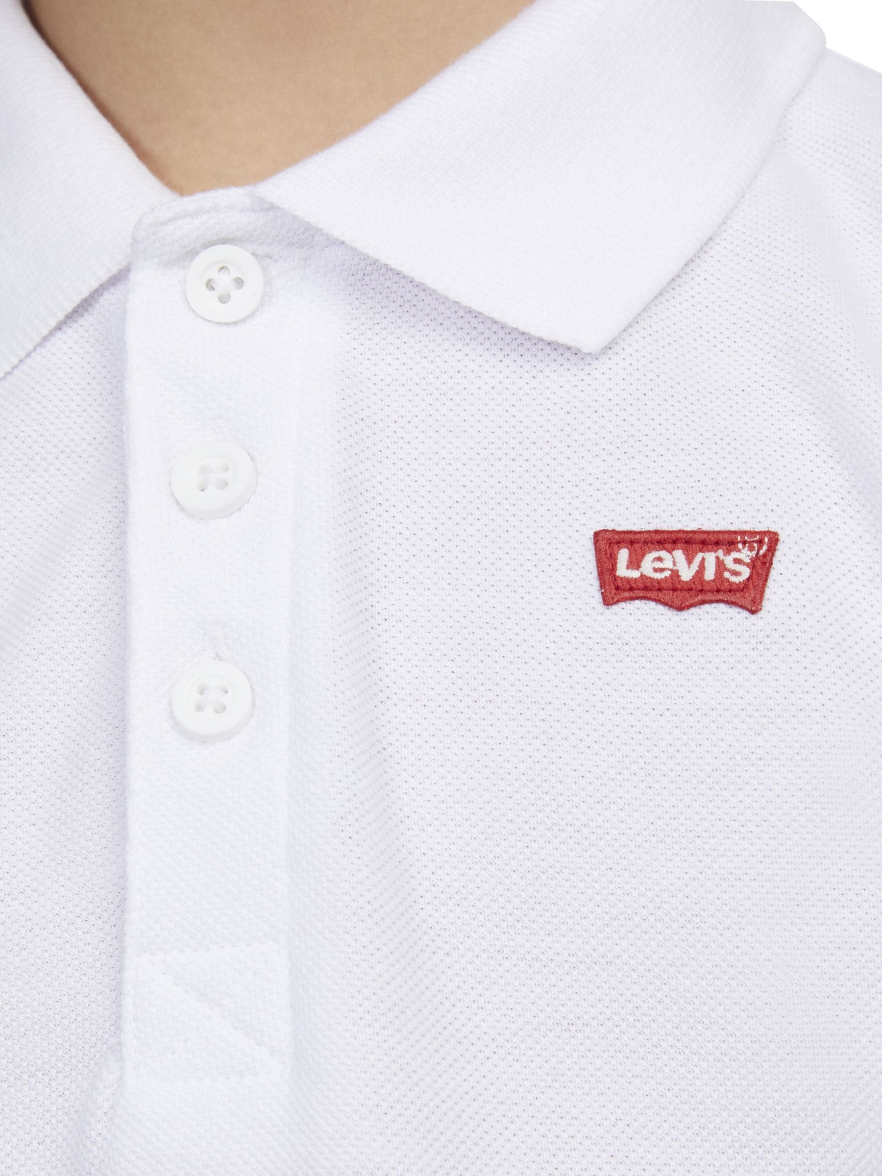Levi's® White Batwing Polo Short Sleeve T-Shirt image 7