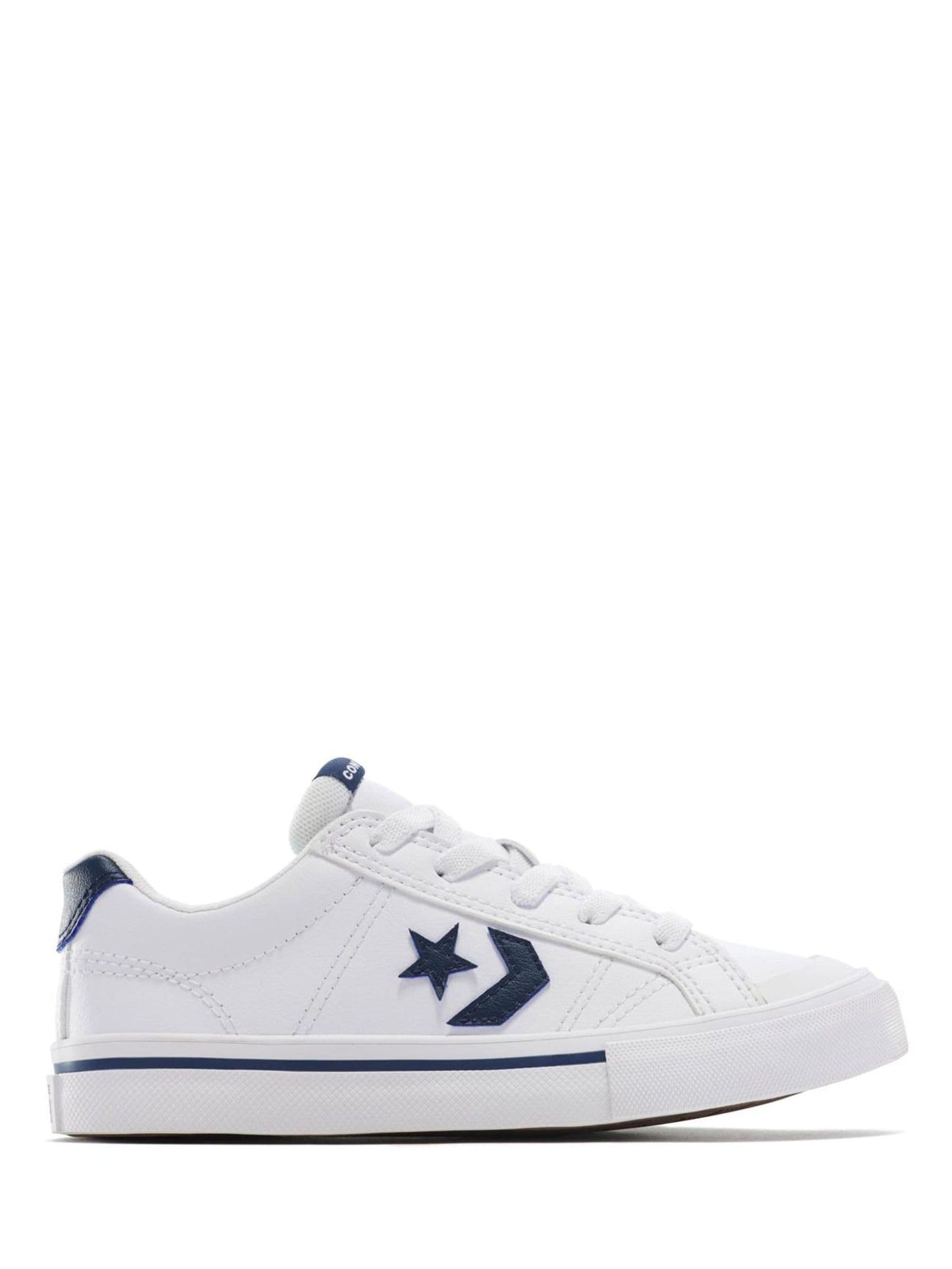 Converse White/Blue Sport Casual Low Trainers image 1
