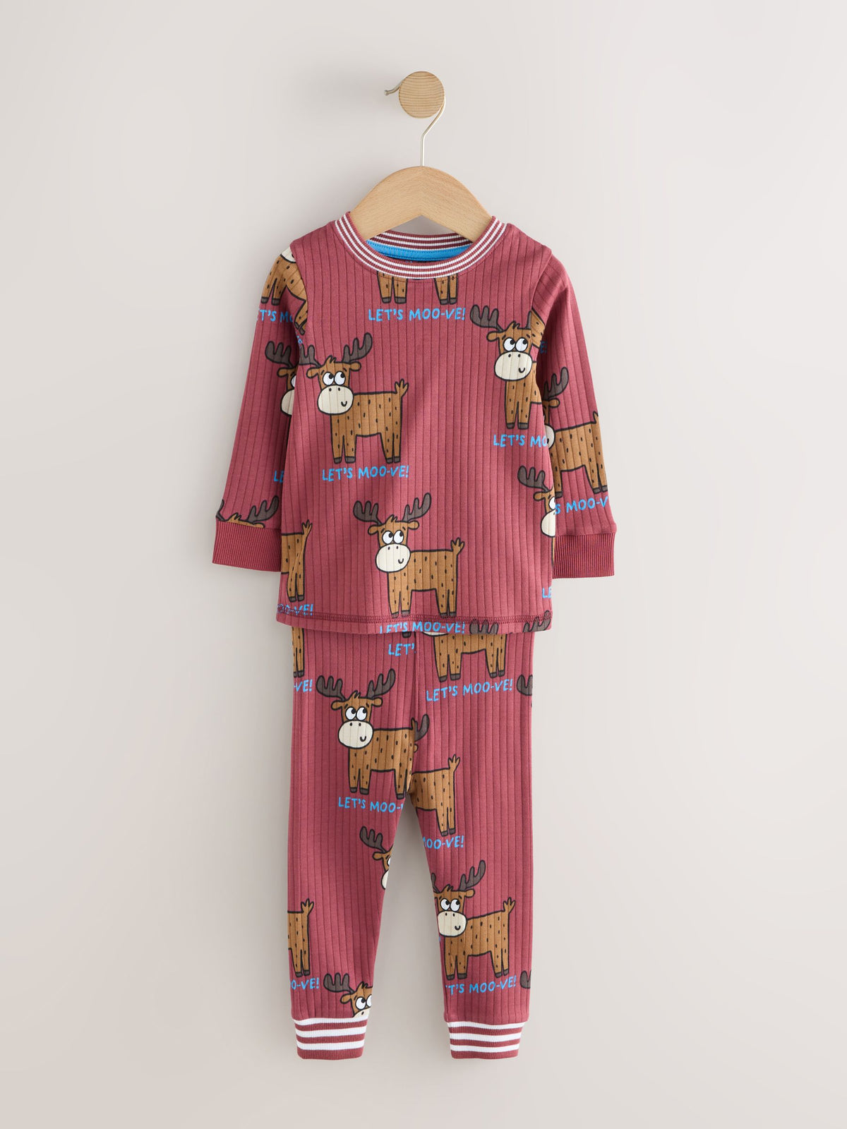 Dsiney Kidz - Red/Green All Over Animal Snuggle Pyjamas 3 Pack (9mths-10yrs) image 6