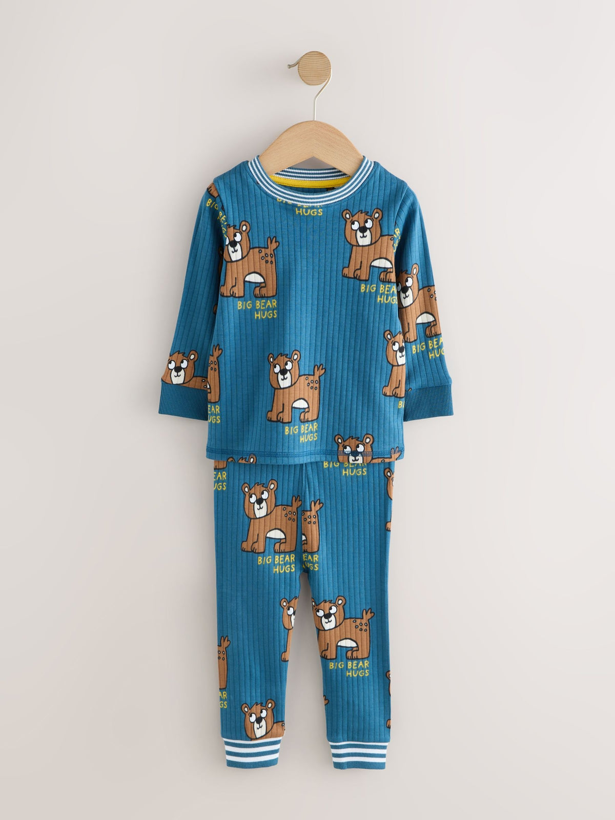 Dsiney Kidz - Red/Green All Over Animal Snuggle Pyjamas 3 Pack (9mths-10yrs) image 7