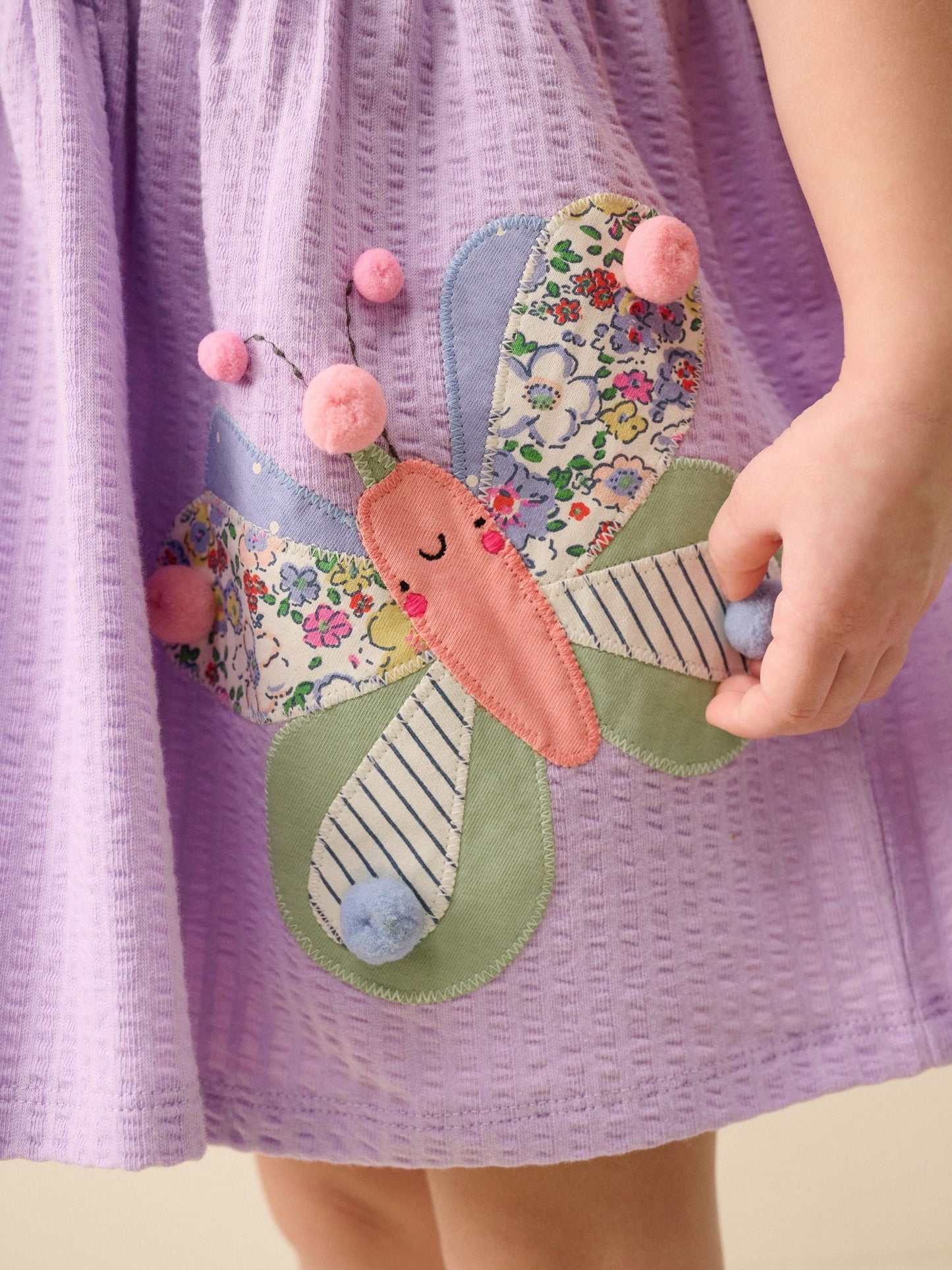 Dsiney Kidz - Lilac Purple Butterfly Jersey Dress (3mths-7yrs) image 5