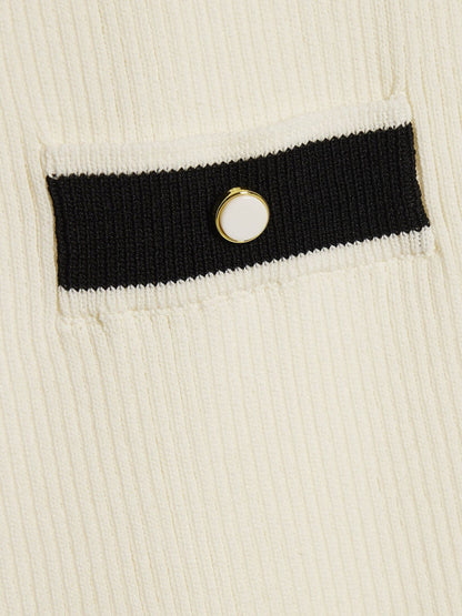 Dsiney Kidz - River Island Cream Halter Neck Polo Dress image 4