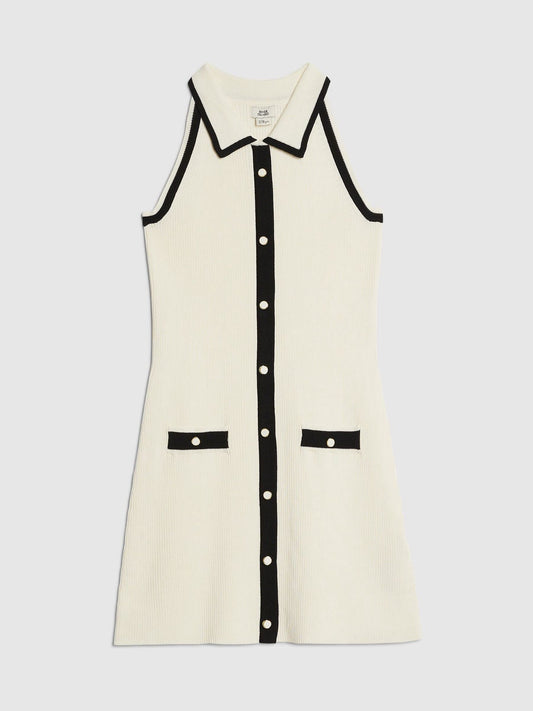 Dsiney Kidz - River Island Cream Halter Neck Polo Dress image 1