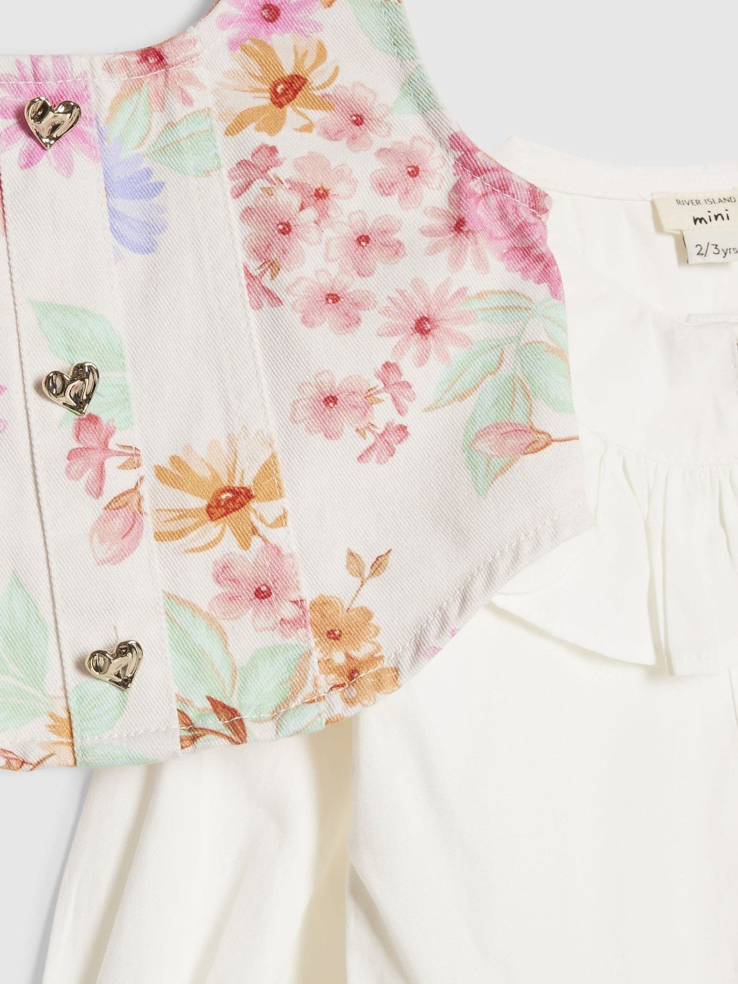 River Island White Hybrid 2 in 1 Shirt Dress image 4