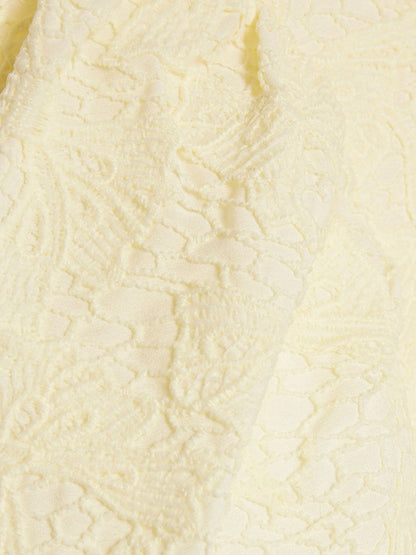 River Island Yellow Bow Lace Belted Dress image 4