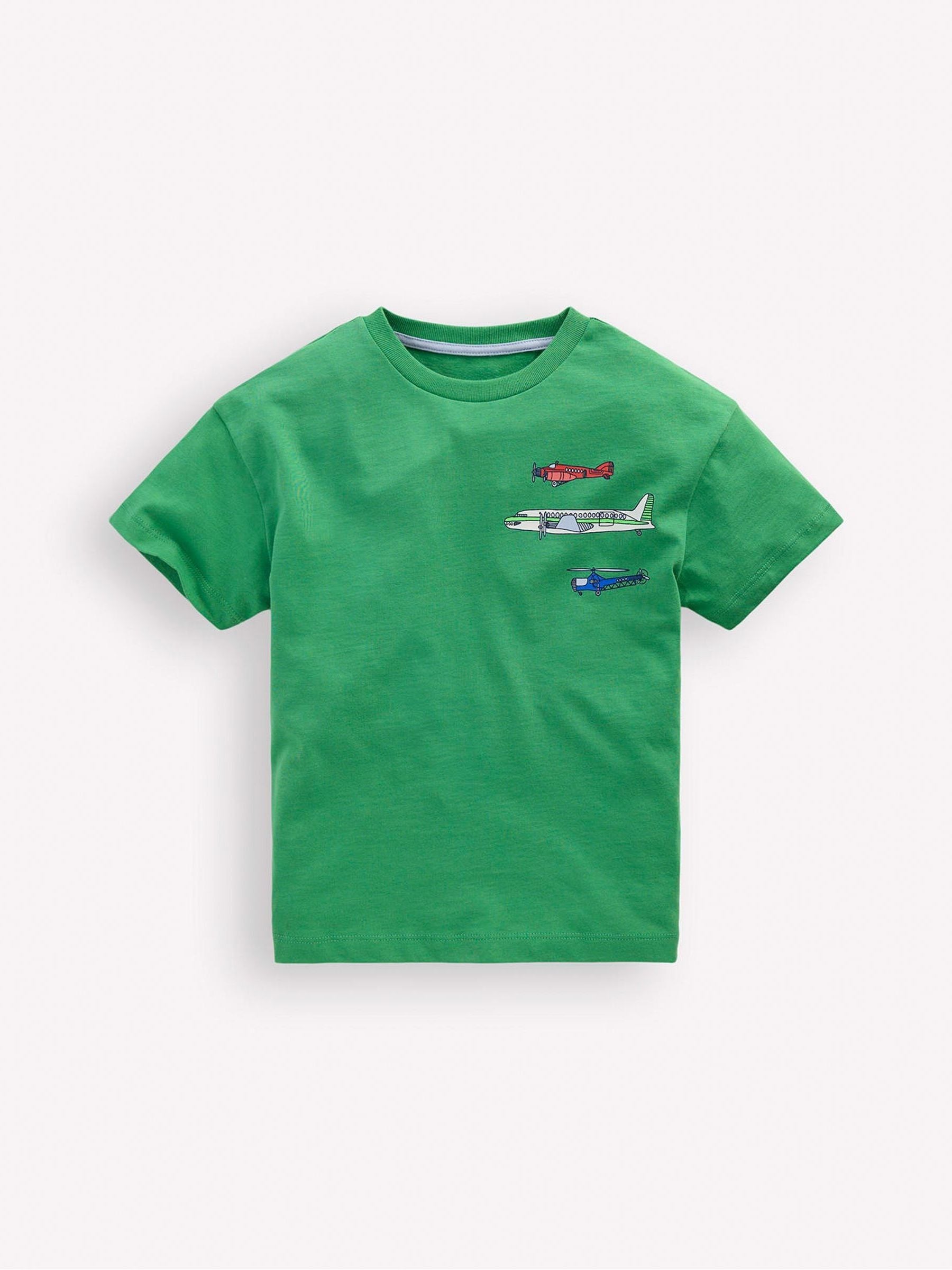 Boden Green Front Back Graphic T-Shirt image 1