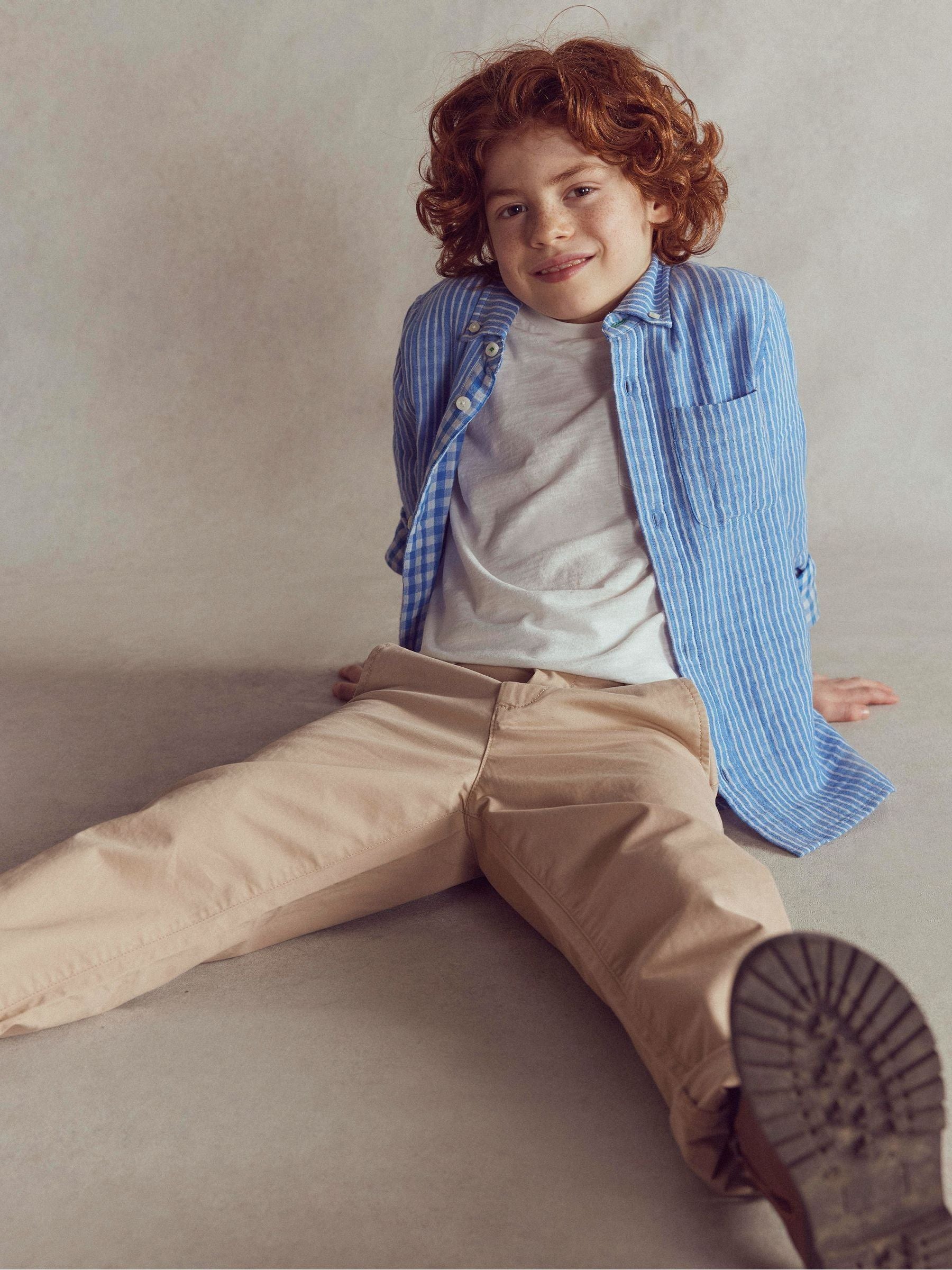 Boden Brown Classic Chinos Trousers image 3