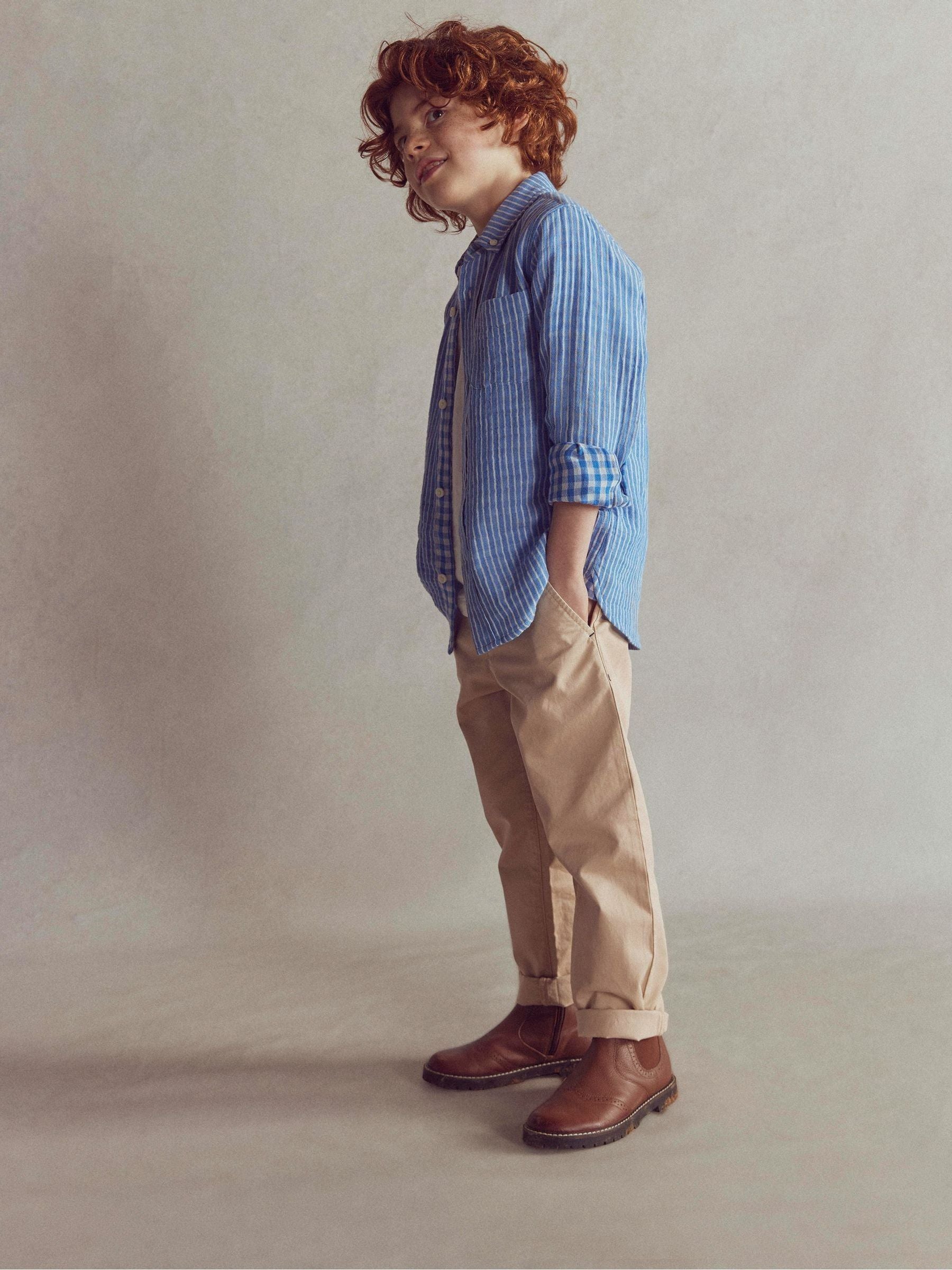 Boden Brown Classic Chinos Trousers image 5