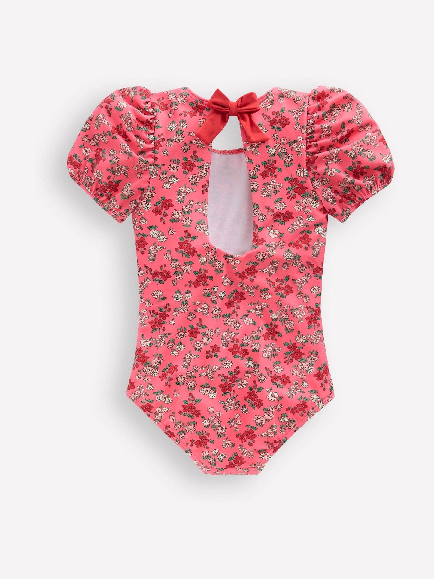 Boden Pink Puff Sleeve Swimsuit image 2