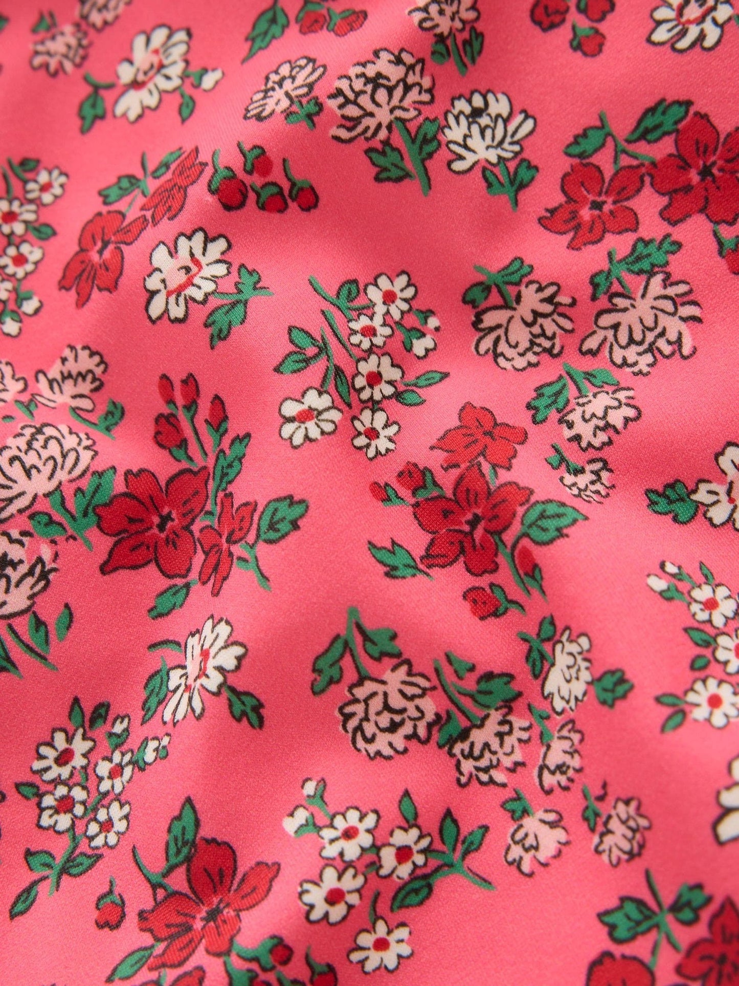 Boden Pink Puff Sleeve Swimsuit image 3