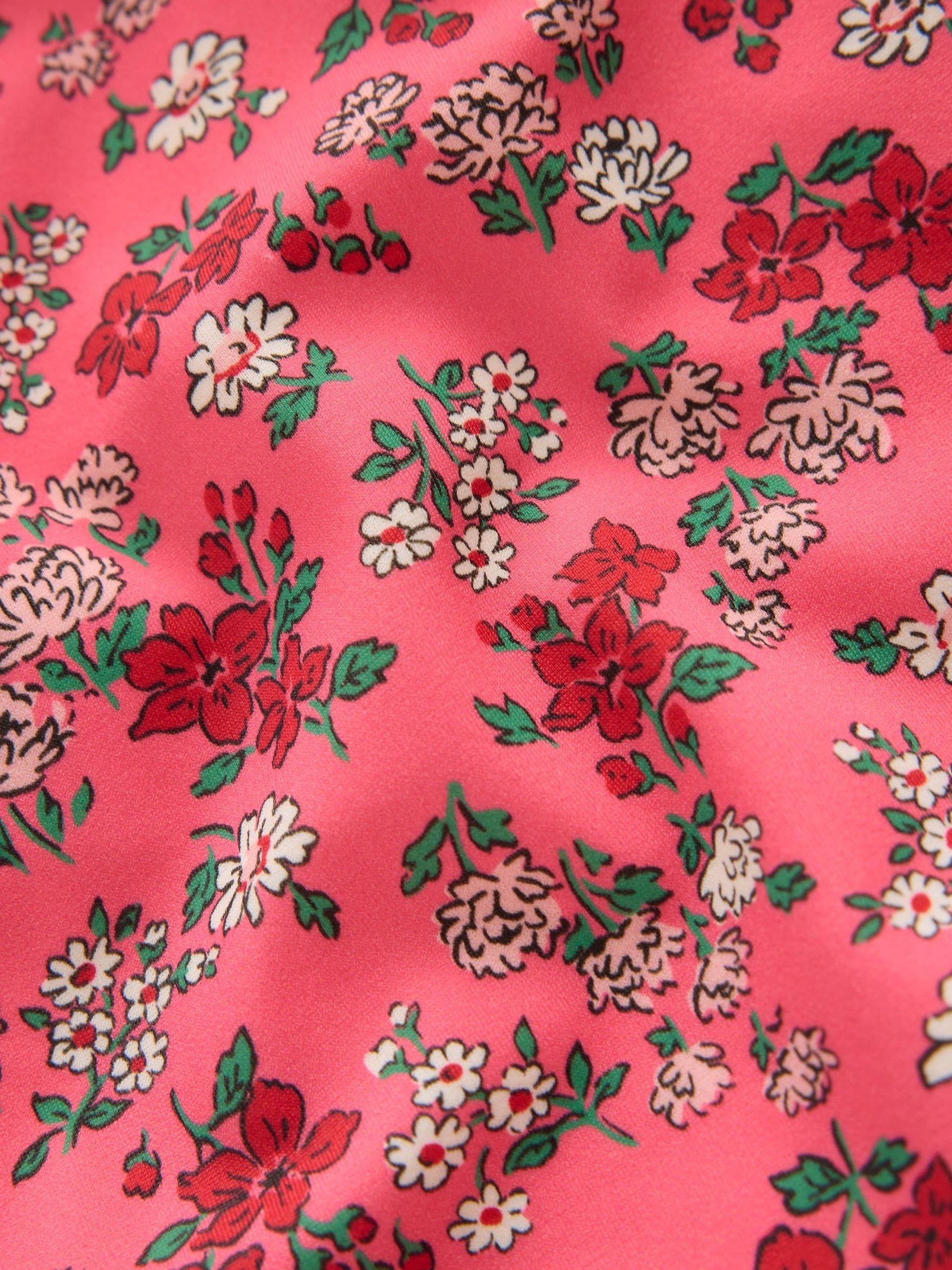 Boden Pink Puff Sleeve Swimsuit image 3