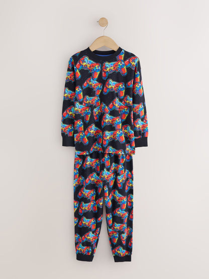 Rainbow Black Gamer Long Sleeve Pyjamas 2 Pack (3-16yrs) - image 4