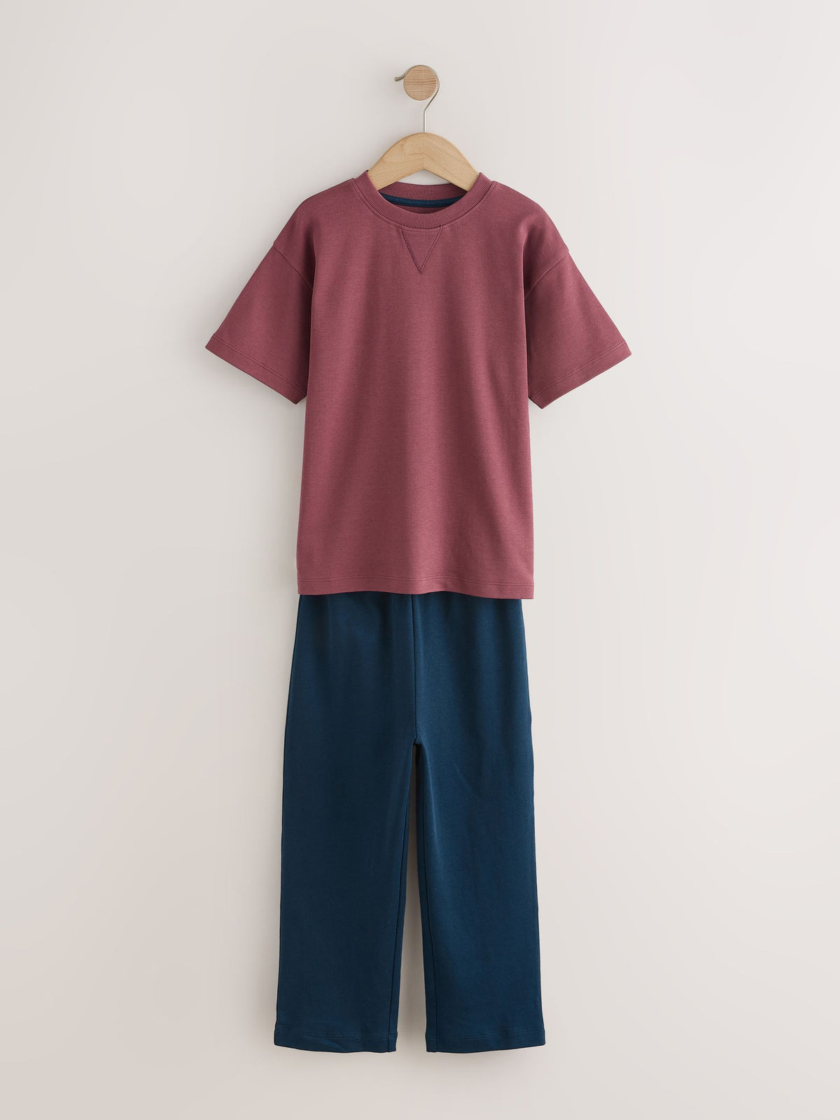 Blue/Grey/Red Short Sleeve Jogger Pyjamas 3 Pack (3-16yrs) - image 5