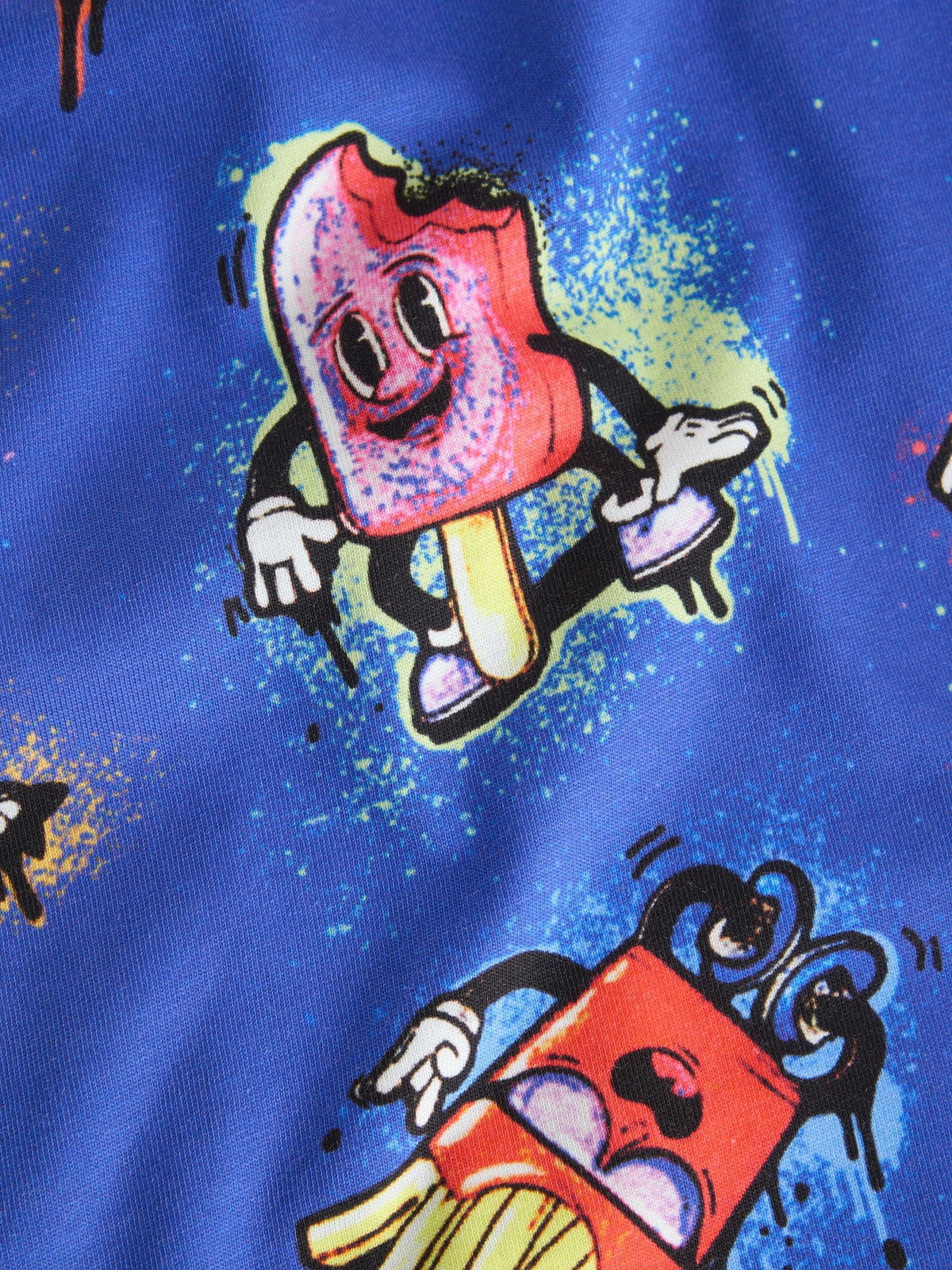 Blue Food Single Jogger Pyjamas (3-16yrs) - image 4