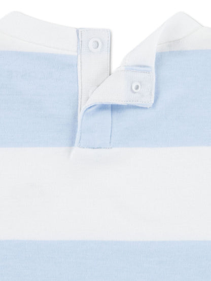 Lacoste Blue Stripe T- Shirt Romper image 4
