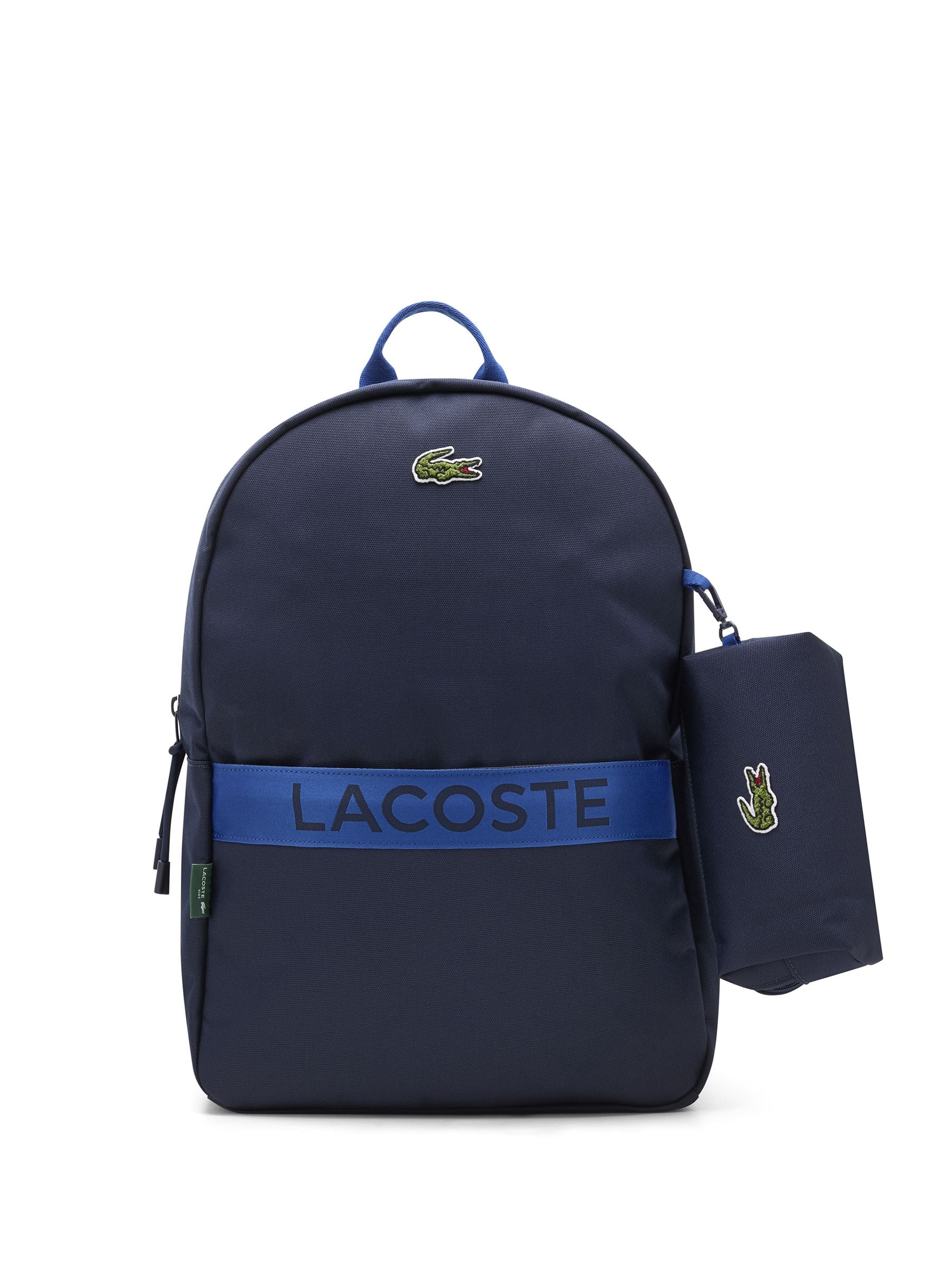 Lacoste Blue Backpack with Pencil Case image 1