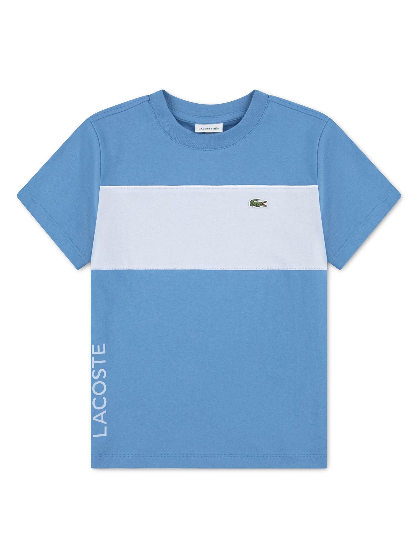 Dsiney Kidz - Lacoste Blue Colourblock T-Shirt image 1
