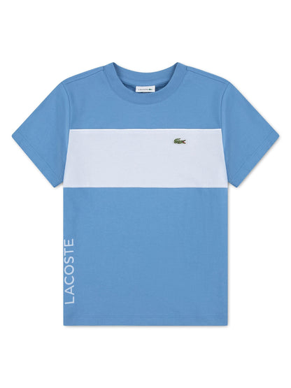 Dsiney Kidz - Lacoste Blue Colourblock T-Shirt image 1