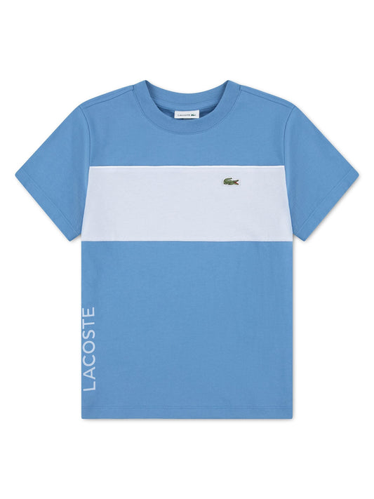 Dsiney Kidz - Lacoste Blue Colourblock T-Shirt image 1
