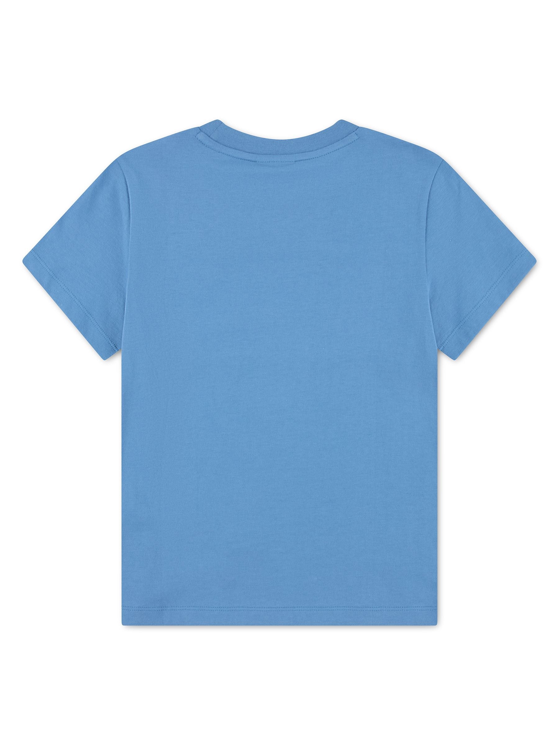 Dsiney Kidz - Lacoste Blue Colourblock T-Shirt image 2