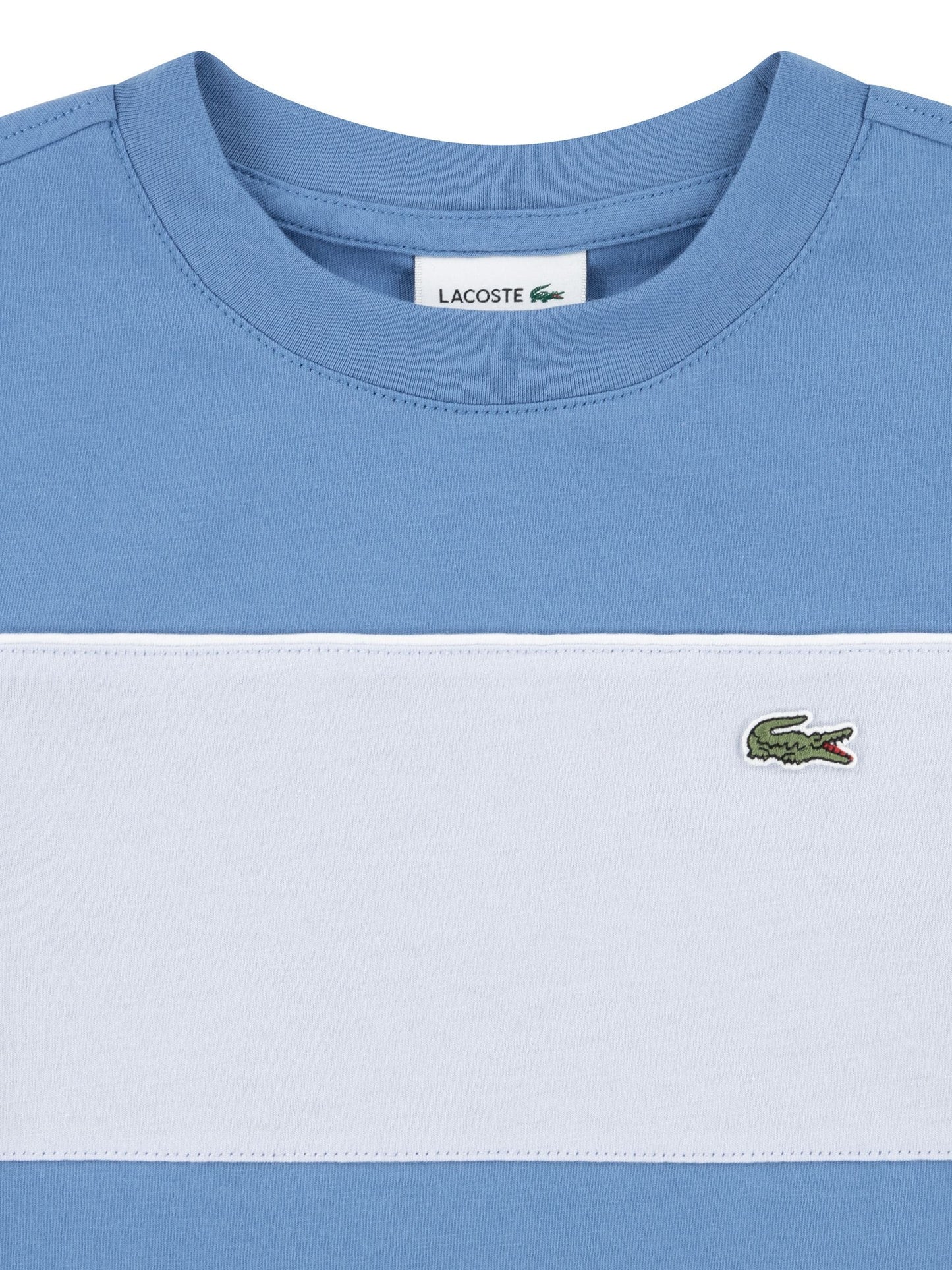 Dsiney Kidz - Lacoste Blue Colourblock T-Shirt image 3