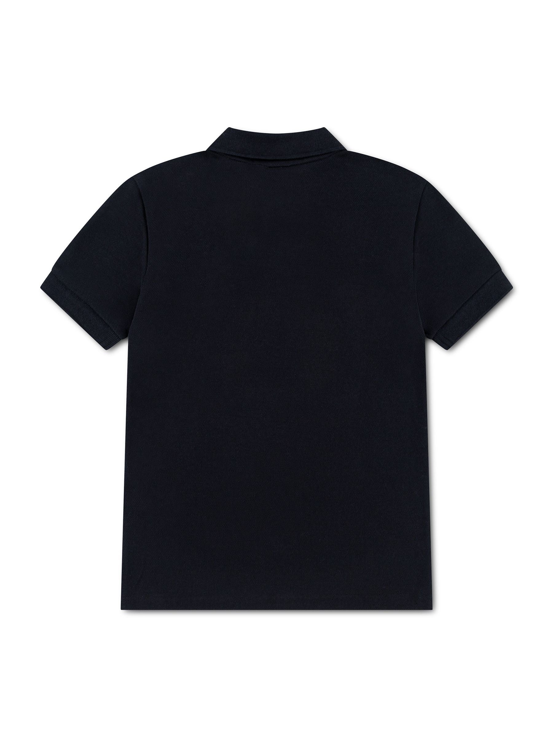 Dsiney Kidz - Lacoste Black Colourblock Polo Shirt image 2
