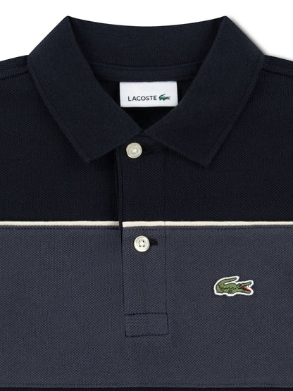 Dsiney Kidz - Lacoste Black Colourblock Polo Shirt image 4